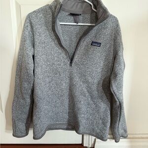 Patagonia Heather Gray Fleece Jacket